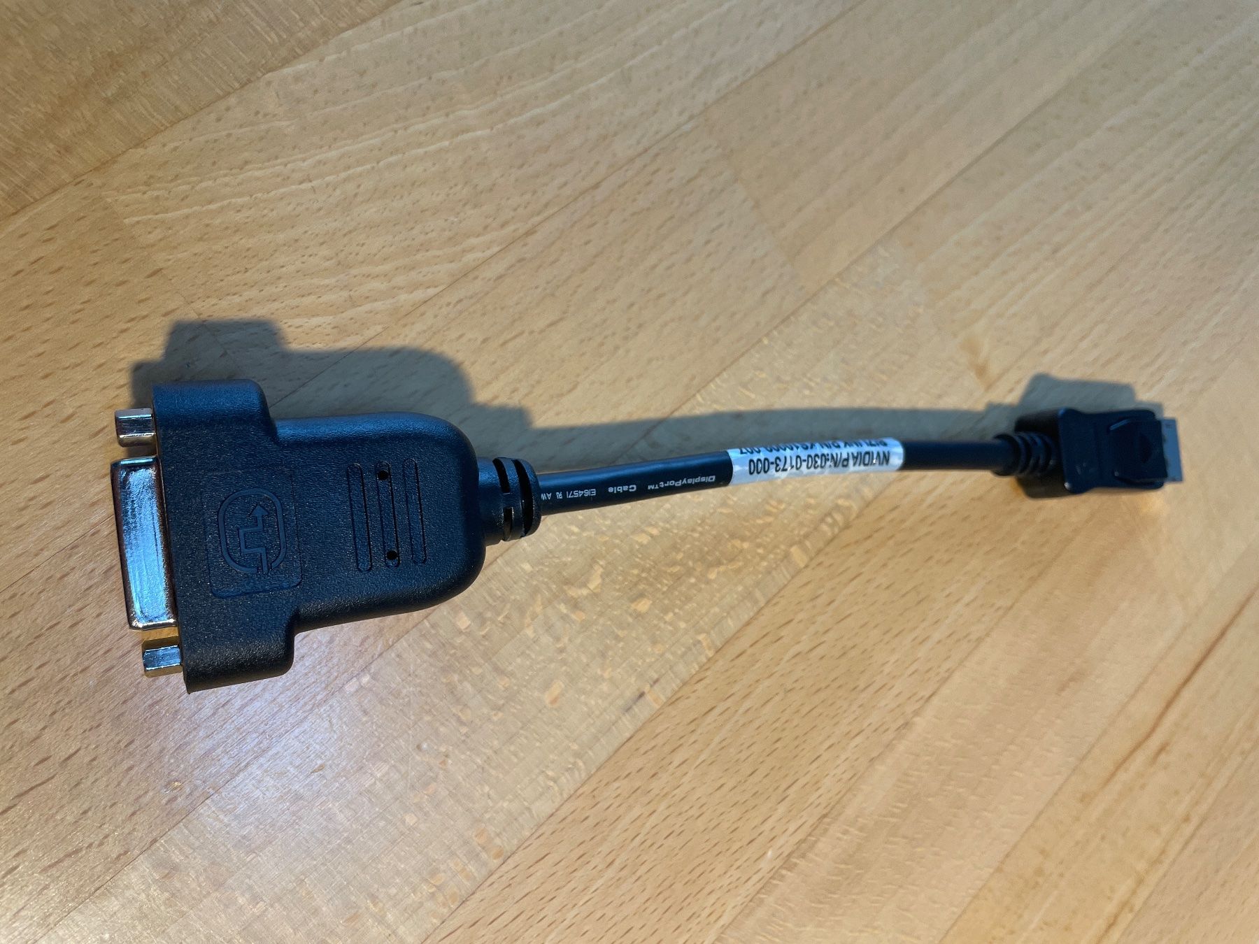 Cavi: Display Port auf DVI-D Adapter schwarz – Nuovo (secondo la descrizione) da Matzingen venduto da carola71