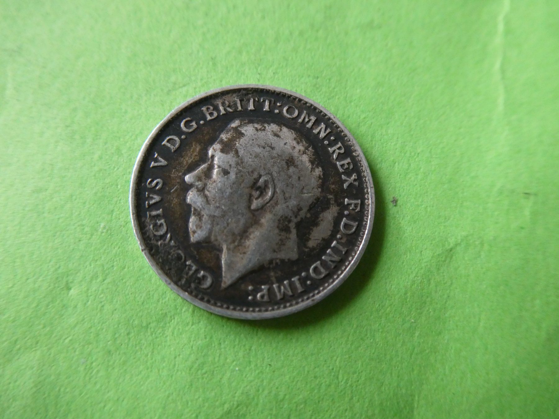 Tutti le monete: Grossbritannien 1918, 3 Pence   Silber – Usato da Hinterforst venduto da Rohusri 1