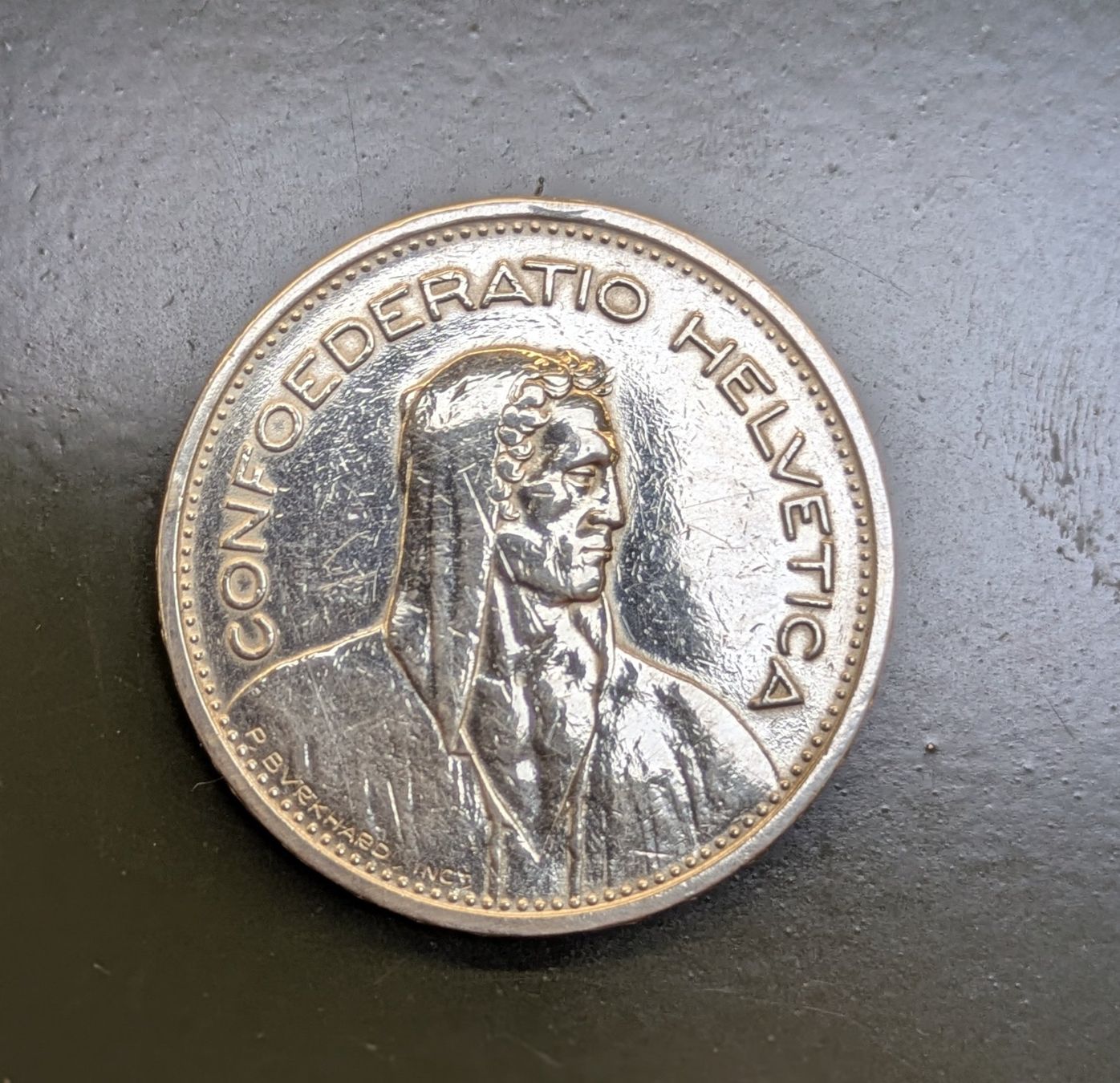Tutti le monete: 5 Fr. 1931 Silber – Usato da Zetzwil venduto da Spitz70 1