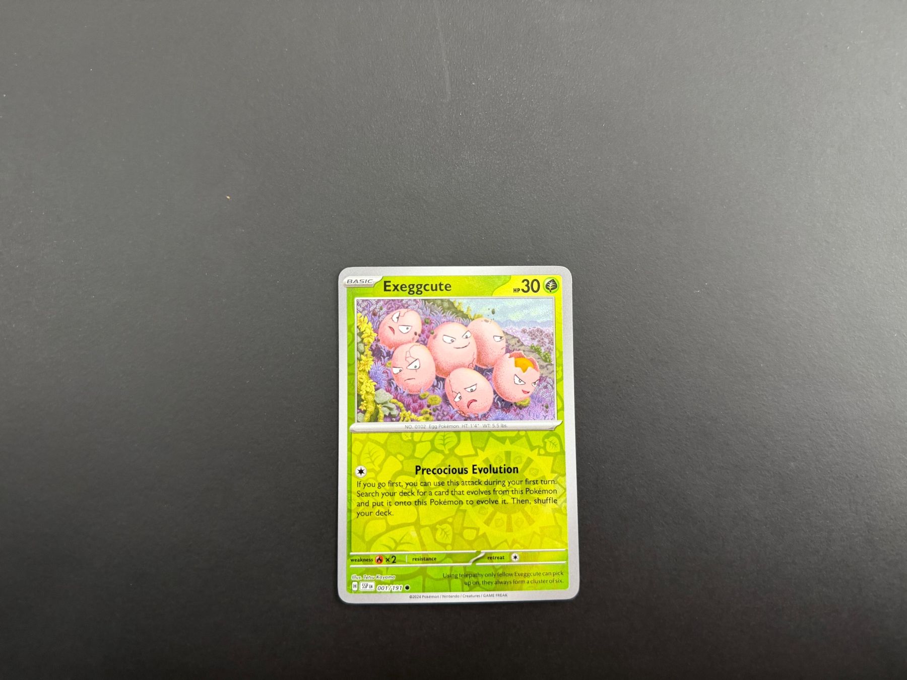 Pokémon Cartes à collectionner: Exeggcute 001/191 – D'occasion à Zürich par mountainwizard00