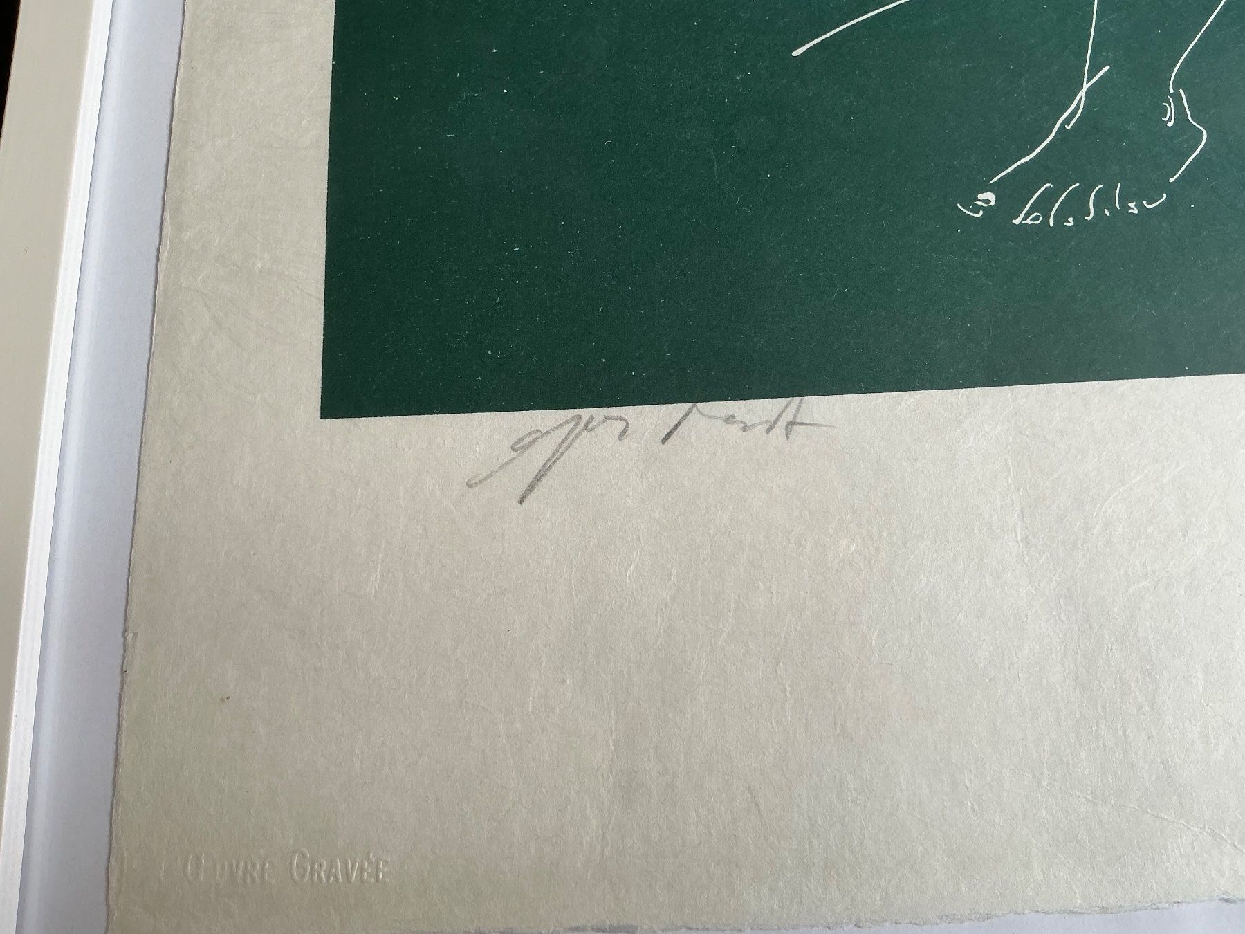 Grafica & Litografie: Hans Erni - Lithographie - Künstlerprobe – Usato da Pieterlen venduto da LM1446 3