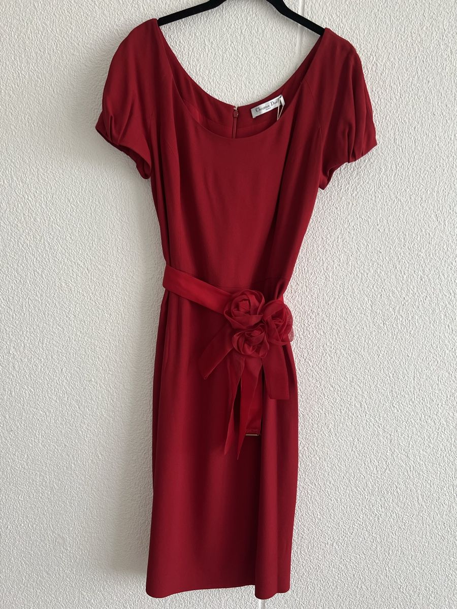 Dior Vestiti: Dior Kleid mit Gürtel – Nuovo e nell'imballaggio originale da Zürich venduto da ReStyle. 7