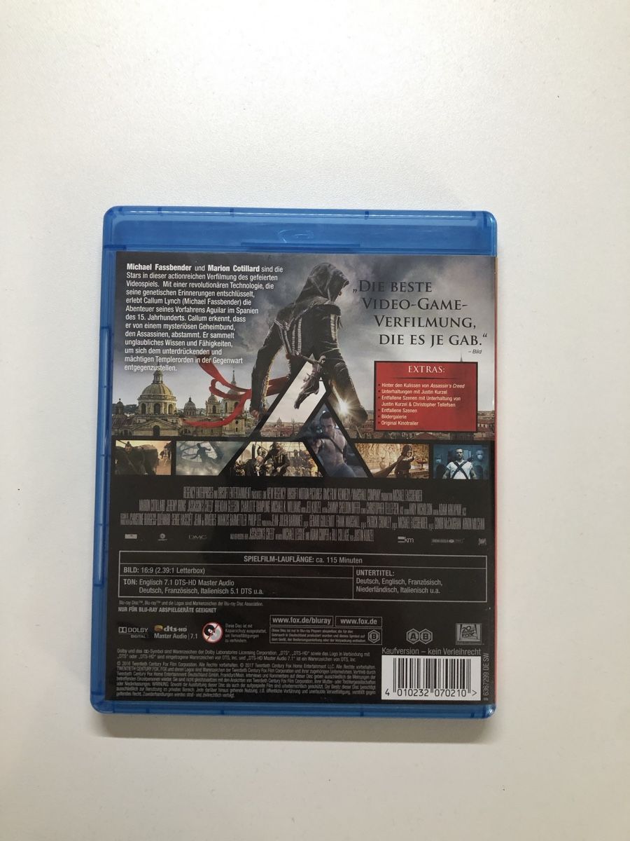 Tutti i DVDs: Assassin's Creed Blu-ray Top Zustand – Usato da Stein AG venduto da isi_R35 1