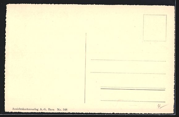 Cartoline postali: Mürren, Kath. Kirche und Tschingelgrat – Usato da Berlin venduto da bartko-reher 1