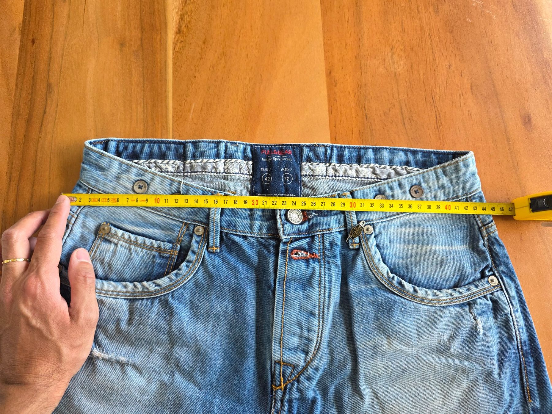 Jeans: Jeans Short Pull&Bear Unisex Blau Grösse 42 Baumwolle. – Usato da Zürich venduto da Leica.C89 6