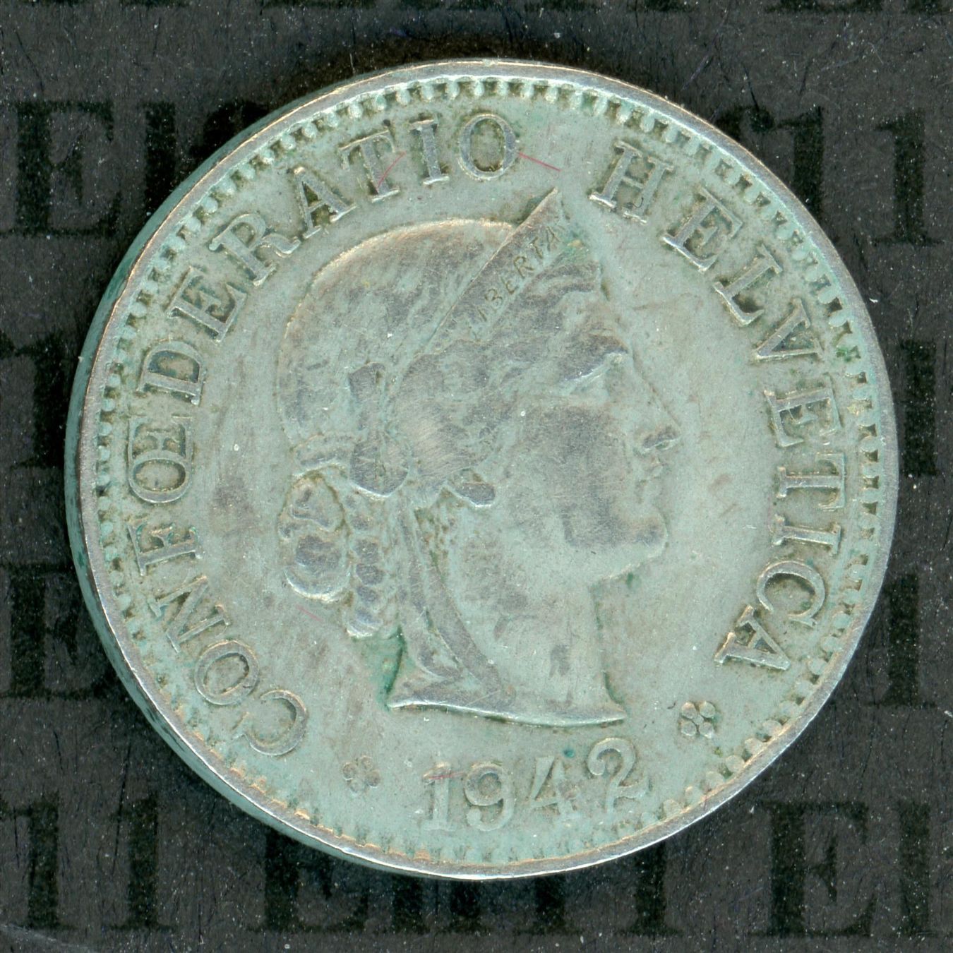 Tutti le monete: CHF___0.05 1942 ss-vz 5 Rappen – Usato da Widnau venduto da Elf11