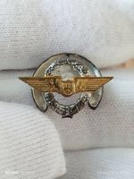 Swissair antiker Reversknopf mit Piloten-Emblem