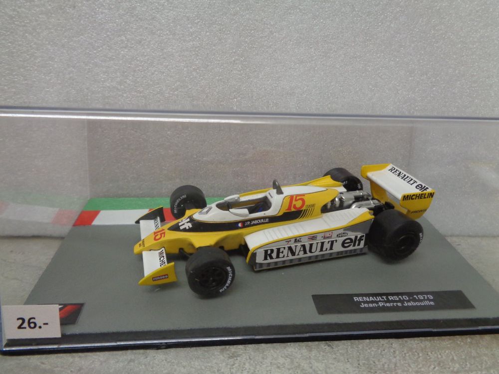 Fórmula 1 Renault RS10 René Arnoux GP Great Britain 1979 1:18 MCG