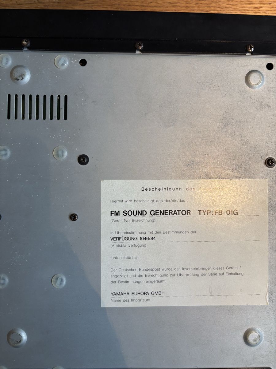 Yamaha Strumenti musicali: Yamaha FB-01 FM Sound Generator – Usato da bern venduto da lee.vi.vi 4
