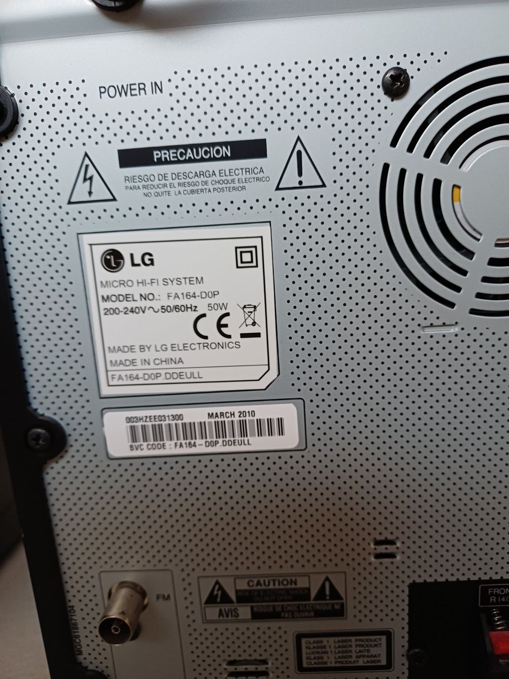 LG Systèmes audio & multimédias: LG Hi-Fi System – D'occasion à Olten par stu10737 5