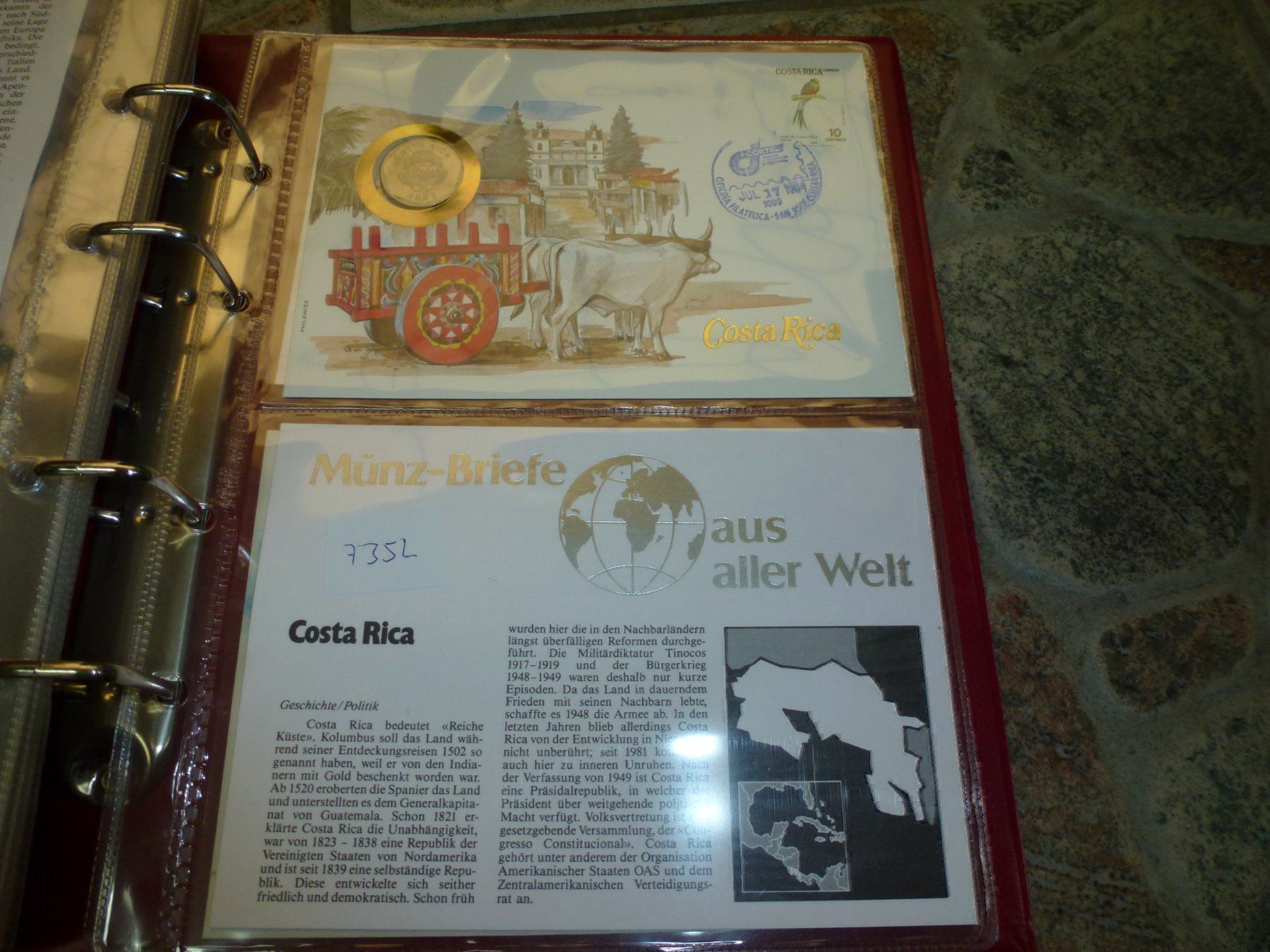 Tutti le monete: Münzbrief Costa Rica – Usato da Olten venduto da Disc-Verkauf