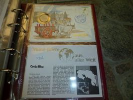 Münzbrief Costa Rica