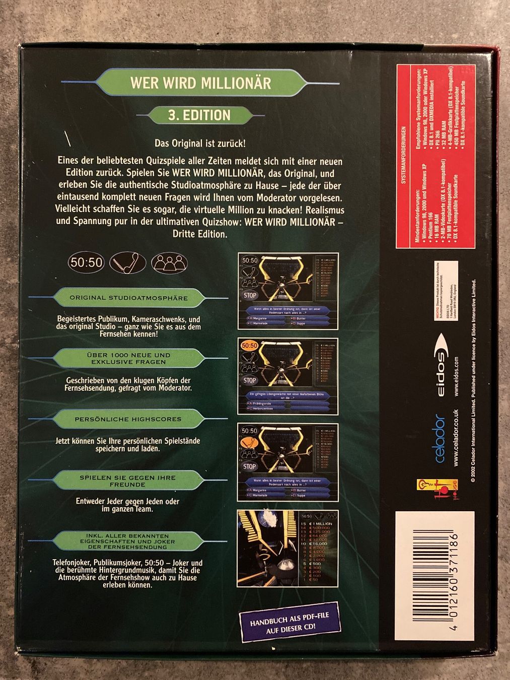 Giochi: NEU: Wer wird Millionär 3. Edition - PC Spiel - Classic – Nuovo e nell'imballaggio originale da Niederbüren venduto da funkel06 2