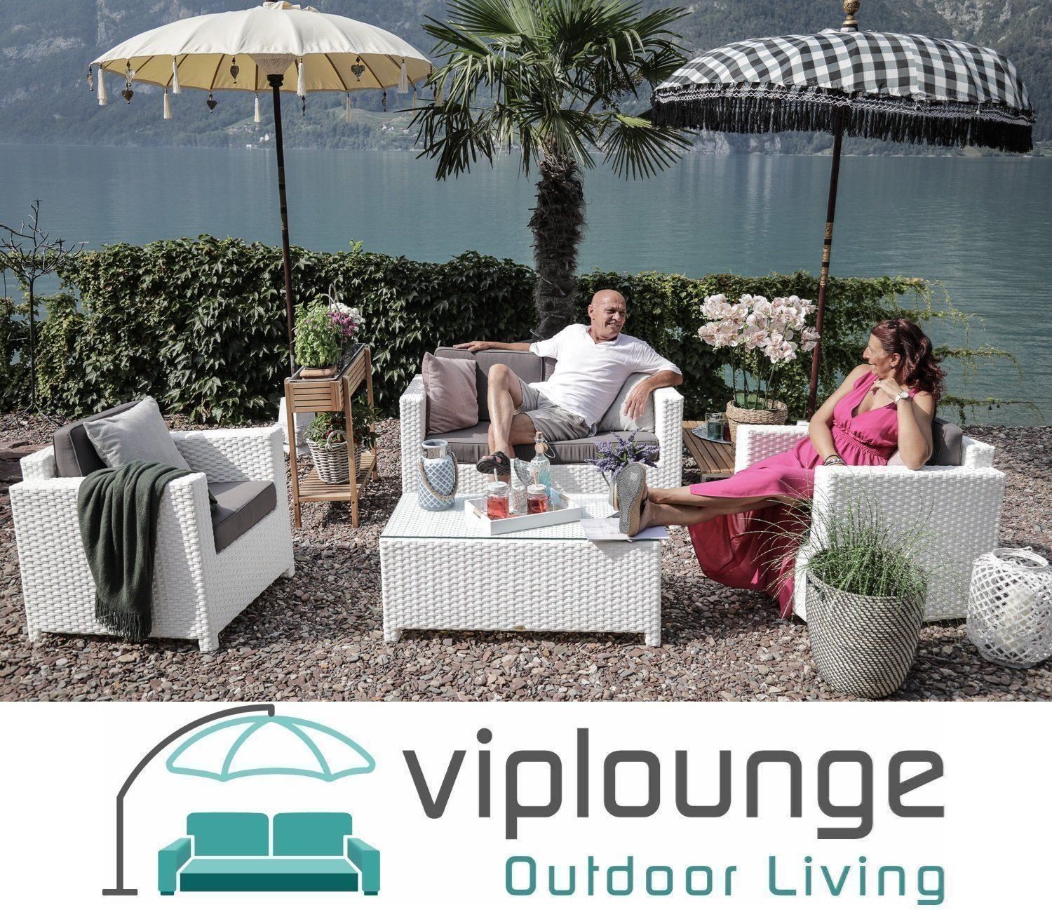 Viplounge Sofas: Gartensitzgruppe ➔ Loungemöbel Set weiss – Neu und originalverpackt aus Uznach von viplounge 1