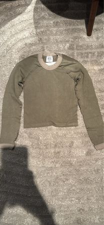 BDG Olive Green Long Sleeve Top - Perfect for Autumn! M/L