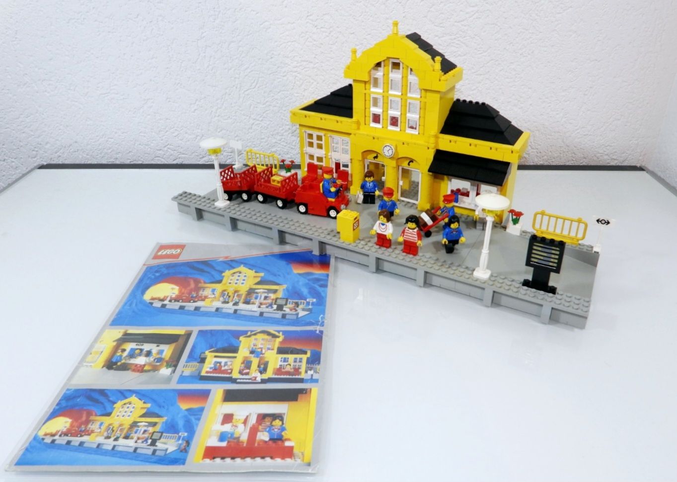 Lego Baukästen: LEGO EISENBAHN 4554 GROSSER HAUPTBAHNHOF – Gebraucht aus Turbenthal von Ddanuh 3