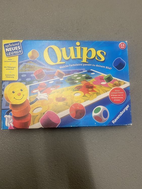 Quips Color & Dice Game – Family Board Game For Kids And Adults, German Strategy Toy