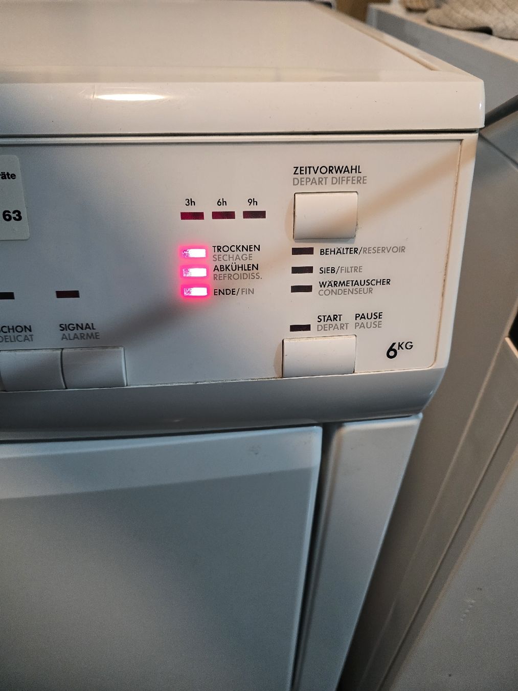 Electrolux Asciugatrici: Trockner Electrolux 6kg. – Usato da Oberburg venduto da B-2 1