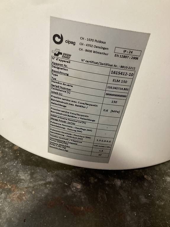 Sanitari: Boiler in acciaio inox  – Usato da Corzoneso venduto da robyadri 1