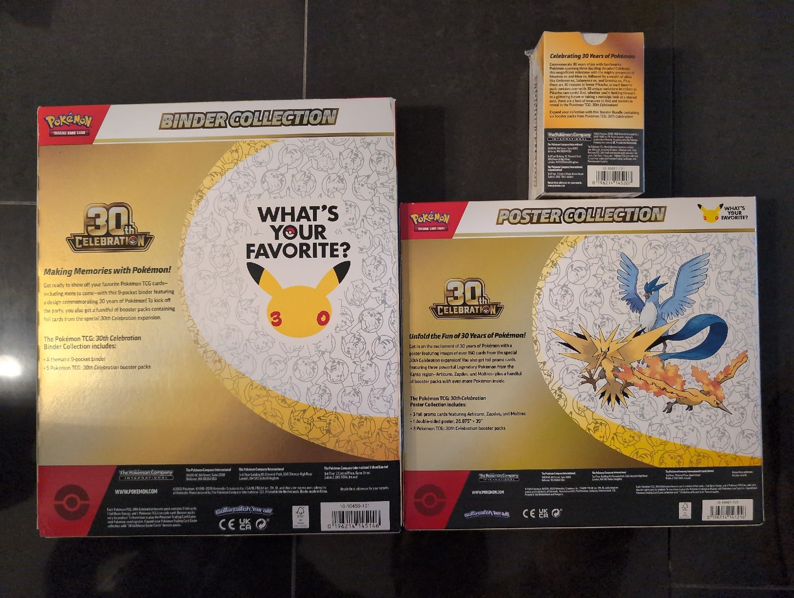 Pokémon Sammelbilder & Trading cards: Collection Pokemon 30th Poster Binder Bundle EN – Neu und originalverpackt aus sugiez von Svicente 1