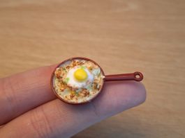 Handmade Rösti mit Spiegelei Pfanne