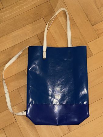 Freitag bag F262 Julien. Blue and white 