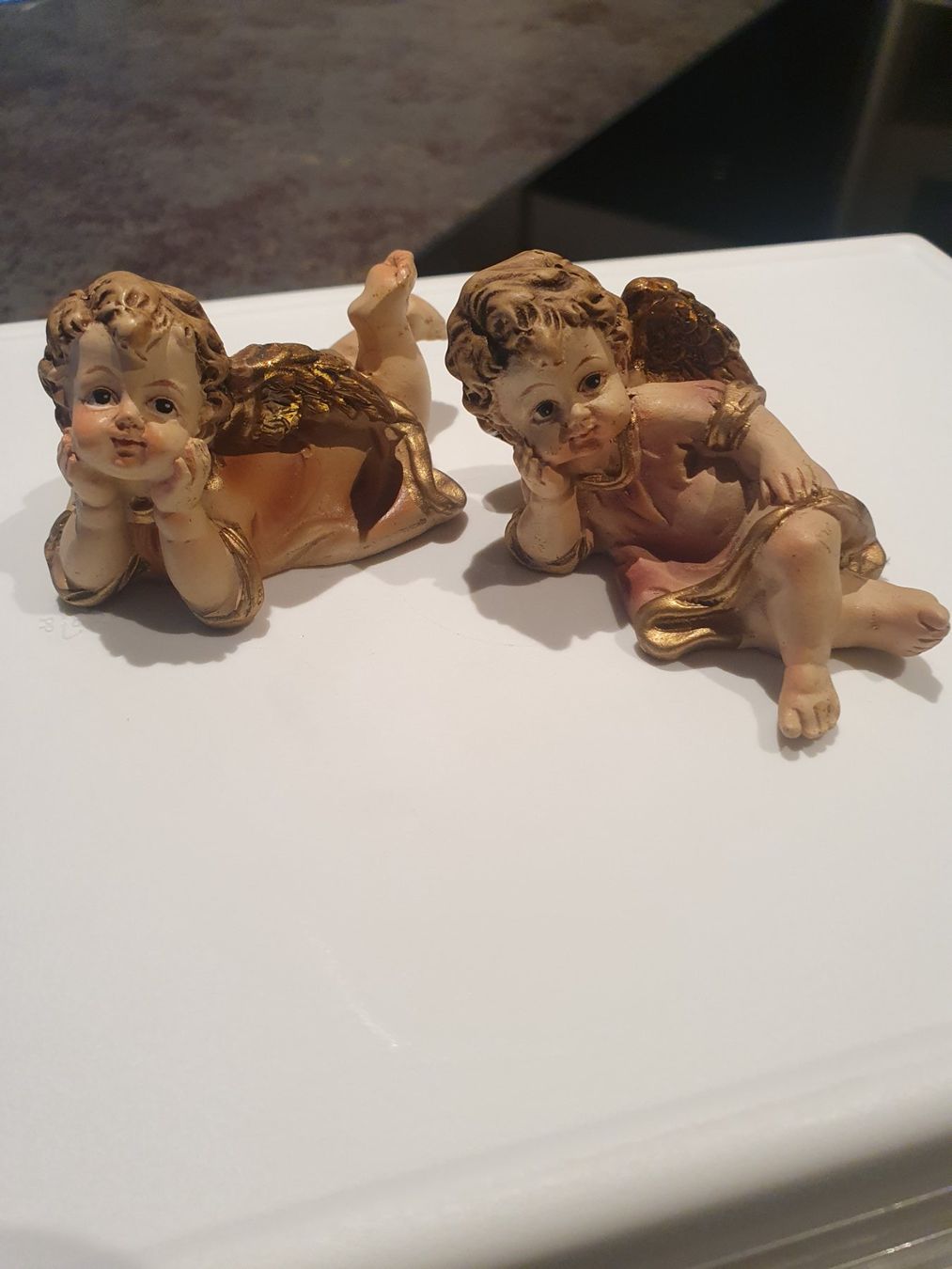 Statuette: 2 wunderschöne Engeli – Nuovo e nell'imballaggio originale da Reinach venduto da 3Guggerli