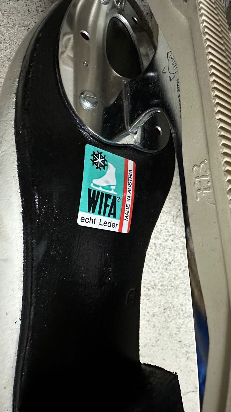 Pattini da ghiaccio: WiFa Eiskunstlaufschuhe, Grösse 35 – Usato da Schönenbuch venduto da marisli80 2