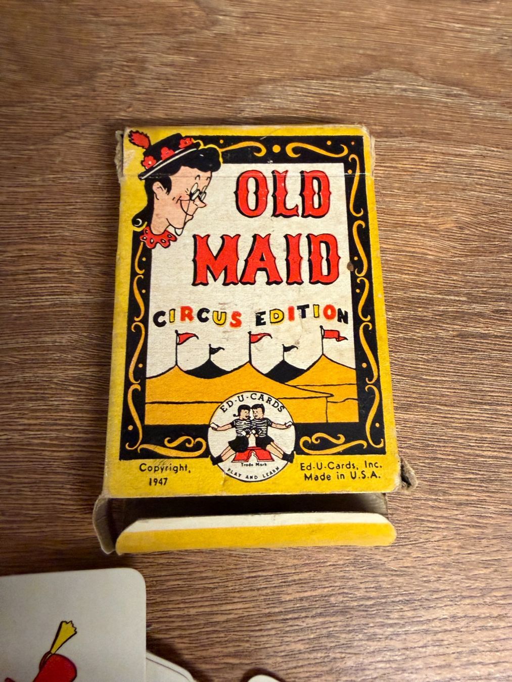 Giochi: Altes Spiel "Schwarzer Peter" & "Old Maid" Circus Edition... – Usato da Nussbaumen AG venduto da olitech5415 2
