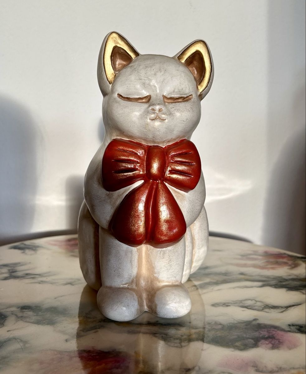 Statuette: Süesse Thun Katzenfiguren aus Keramik – Usato da Degersheim venduto da Pinguin040 1