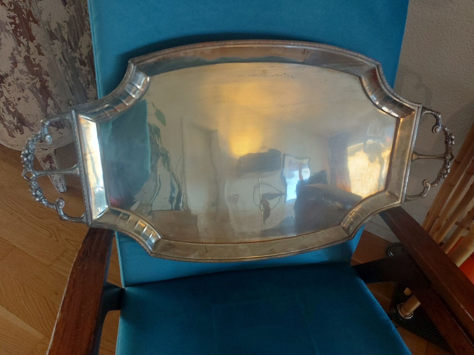 Piatti di portata: Jugendstil Tablett 69 cm versilbert – Usato da Ostermundigen venduto da son_vd9k 1