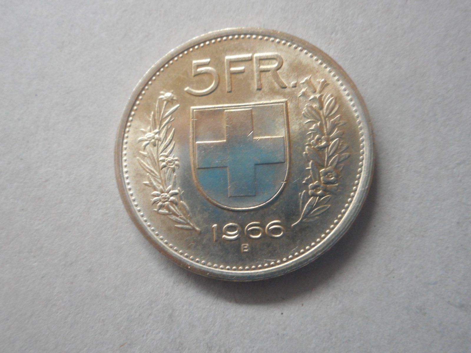 Toutes les monnaies: 5 Fr. 1966 silber – D'occasion à Kriegstetten par pizlad2010 1