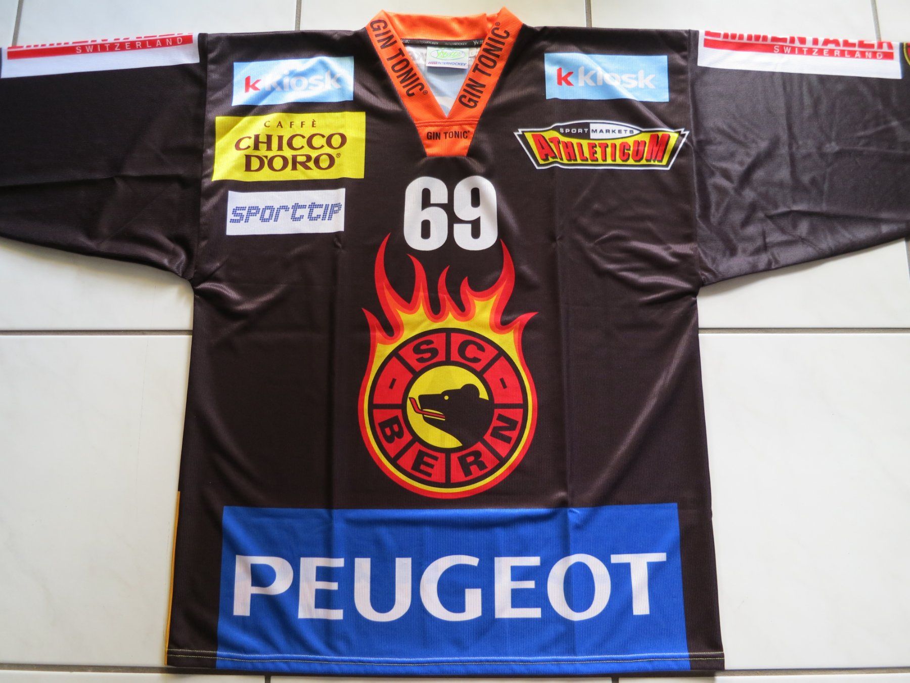 Canottiere & Pantaloni: Spielerversion Heimtrikot SC Bern - SCB - Christian BERGLUND – Nuovo (secondo la descrizione) da Niederbipp venduto da floorballrexi 1