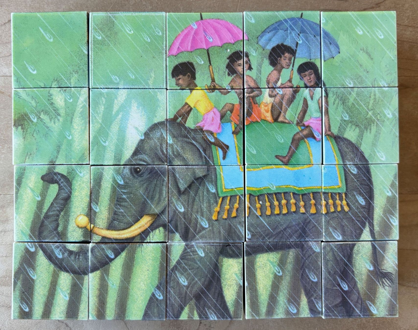 Puzzles: UNICEF, Klötzli-Puzzle – D'occasion à Füllinsdorf par Bubnik 3