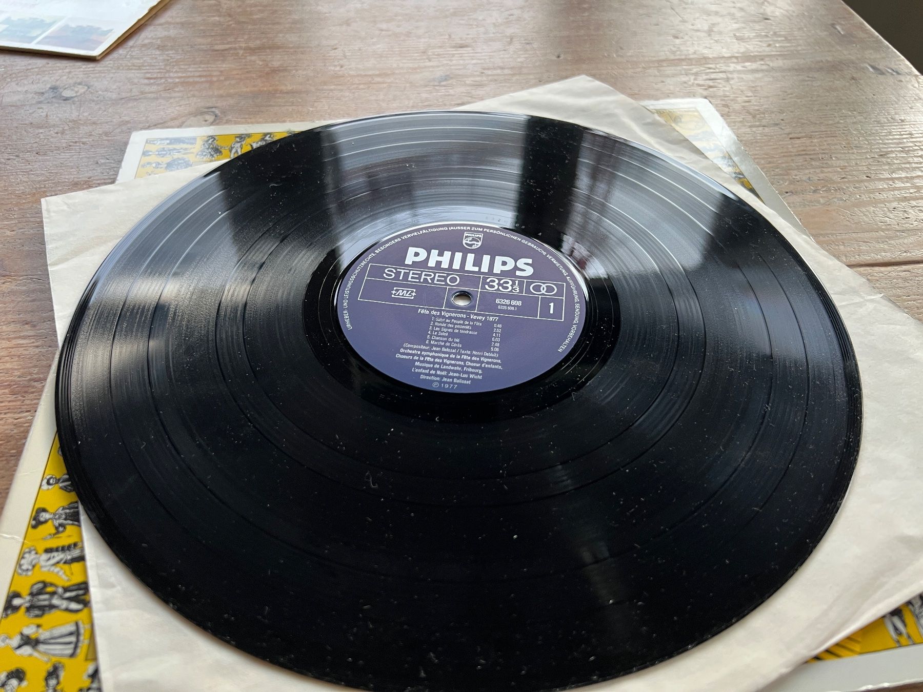 Dischi in vinile: Fete des Vignerons, 1977 Schallplatte, LP – Usato da Ennetbaden venduto da mapa05 7