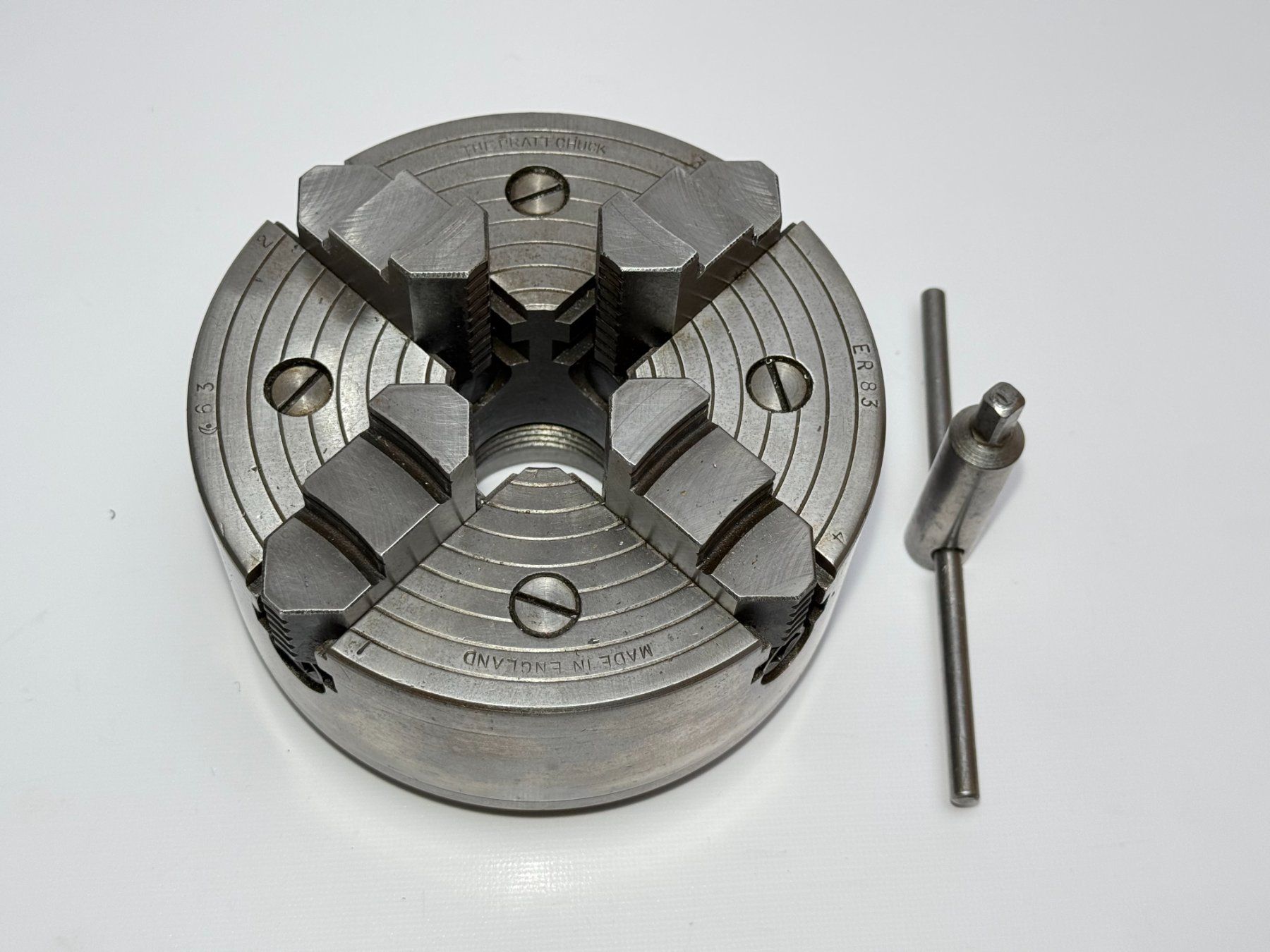 Tutti gli attrezzi: Vierbackenfutter 4BF 150mm Schaublin 102 W25 – Usato da Boswil venduto da ABLagerBoswil 4