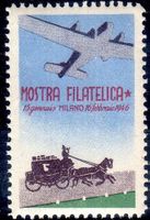 MILANO MOSTRA FILATELICA 1945 CHIUDILETTERA **POSTFRISCH**FL