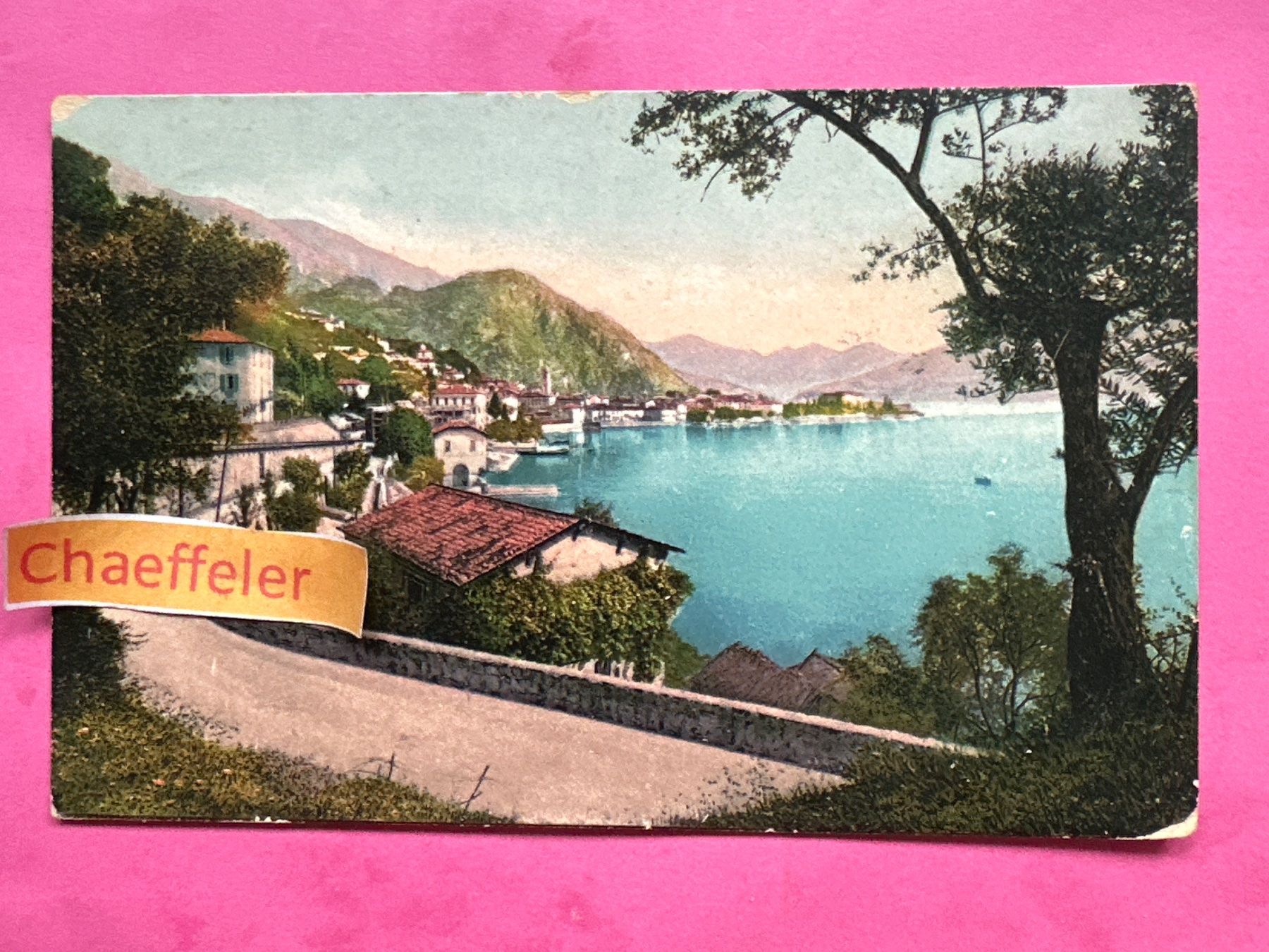 Cartoline postali: Antike Ansichtskarte aus dem Tessin oder Itaien.  1908 – Usato da Zürich venduto da Chaeffeler