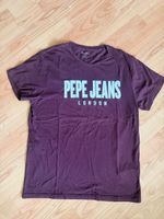 Pepe Jeans T-Shirt Herren Grösse S dunkelrot