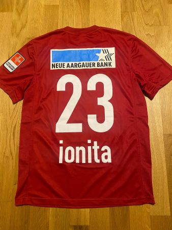 MATCH WORN FC AARAU # 23 IONITA TRIKOT 2011/12 NIKE FCA M