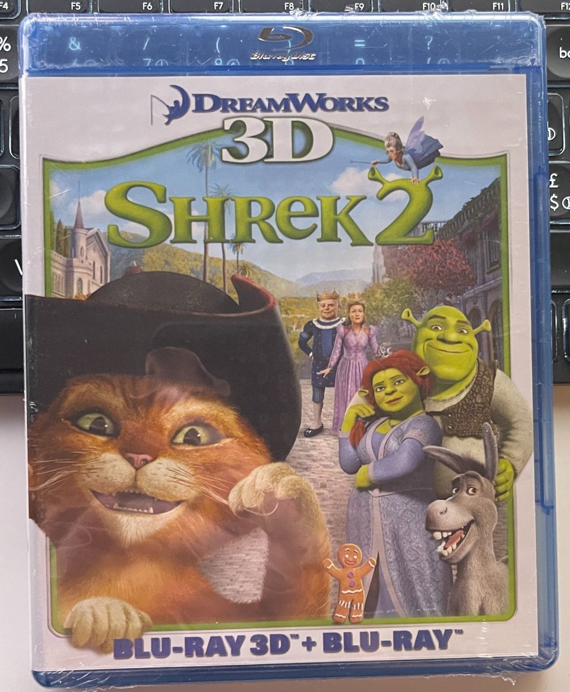 Tous les DVDs: Shrek 2 (2004) - Blu-ray 3D + Blu-ray 2D – Neuf avec emballage d'origine à Semsales par __Florian__ 1