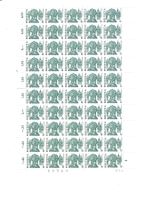Bloc de 50 timbres Helvetia 5 ct Sternsingen Bergrün neuf