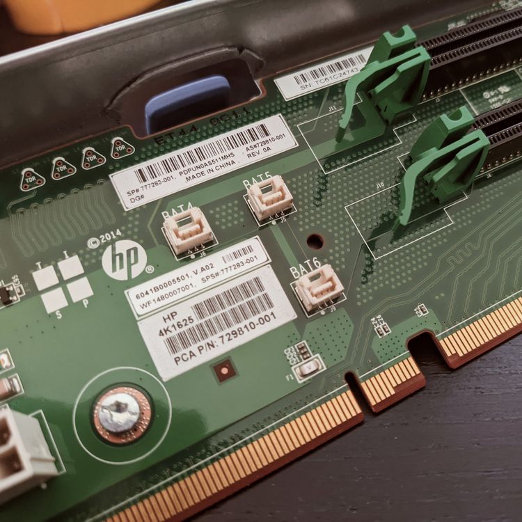 HPE Riser Cage (with board) Secondary GPU-Ready (777283-001) (Gebraucht ...