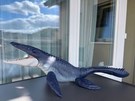 Jurassic World Mosasaurus Mattel Figur gebraucht Zustand