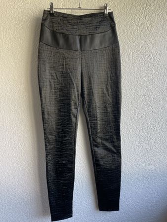 Pantalon Wolford noir imprimé croco