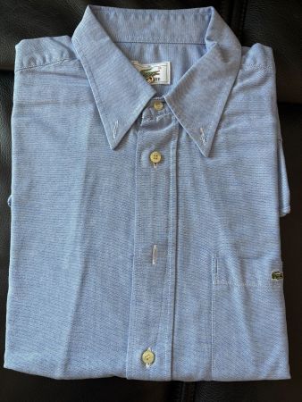 Herrenhemd, blau  , Gr. 41, aus Wäscherei, neuw., kurzarm