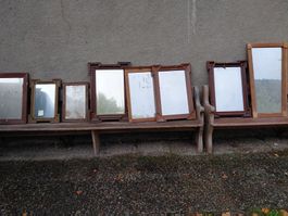 Lot de huit miroirs