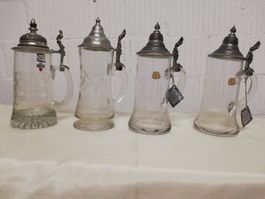 Bierkrug mit Deckel Sammlerstück