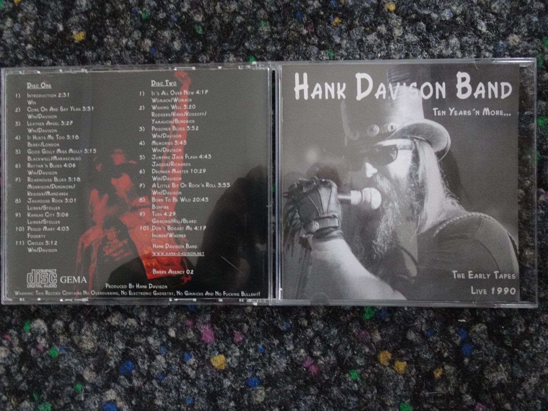 CD: Doppel-CD : Hank Davison band – Usato da Lotzwil venduto da Kiddis