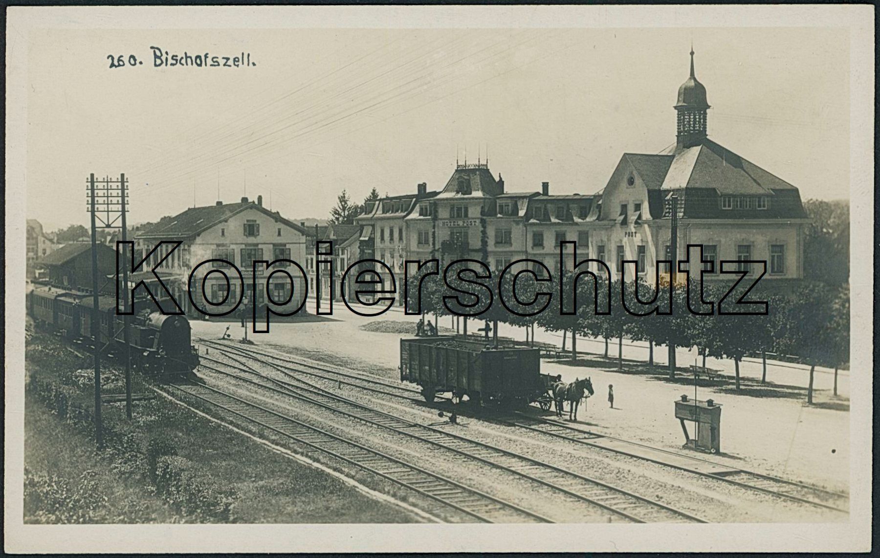 Ansichtskarten: TG Bischofszell - Bahnhof - Bahn – Neu (gemäss Beschreibung) aus Schindellegi von leecollect